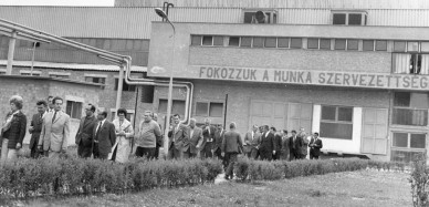 1974 október 16. - Az Acélöntöde avatása - Fotó Bathó László